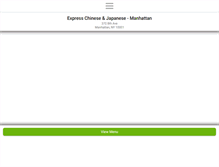 Tablet Screenshot of expresschinesenjapanese.com